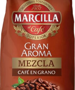 Marcilla Café Grano Gran Aroma | Mezcla | 500g | Intensidad 10, Café en Grano Mezcla