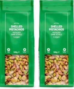 by Amazon Pistachos sin cáscara, 500 g (Paquete de 2)