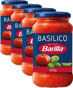 Barilla Salsa para Pasta Basilico, 400g (Paquete de 4)