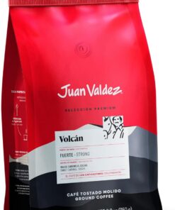 Juan Valdez Volcán Café Molido, Tostión Fuerte, Notas de Caramelo y Cacao, 250g