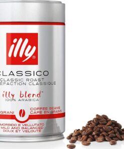 illy, Café Molido CLASSICO, 1 Lata de 250g | 100% Arábica con Notas de Azahar y Jazmín, Sabor Suave y Sabor Final Dulce