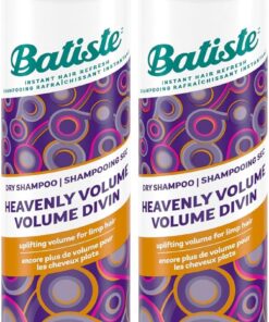 Batiste Heavenly Volume Dry Champú - 200 ml (Paquete de 2)