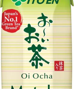 ITO EN Bebida refrescante de extracto de té verde con té matcha sin azúcares - 1 x 330 ml (Paquete de 6)