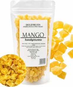 MANGO CUBITOS SECADOS CANDIZADOS 500G Fruta CANDIZADA DELIFRUITS 0,5 KG