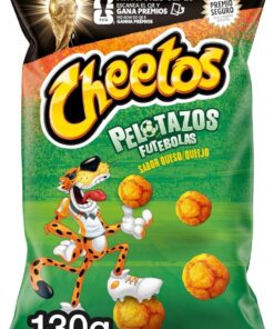 Cheetos Pelotazos, 130g, Queso, sin gluten (Paquete de 5)