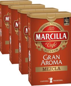 Marcilla Café Molido Mezcla 250 g (Paquete de 4)