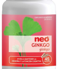 NEO | Extracto de Ginkgo Biloba | 45 Cápsulas | Ayuda a Mejorar la Circulación | Favorece la Memoria y la Concentración | 200 mg | Complemento Alimenticio Natural