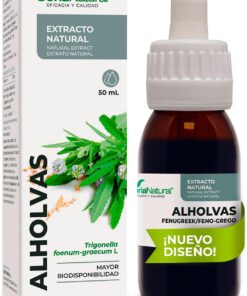 Soria Natural Alholvas Extracto - Favorece la recuperación del apetito, Favorece la Digestión, Regulación de la Glucosa en Sangre - 100% Puro - Salud del Sistema Digestivo - Botella de 50 ml