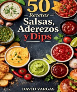 50 Recetas de Salsas, Aderezos y Dips Fáciles: Ideas caseras y rápidas para ensaladas, carnes, tacos, hamburguesas y aperitivos