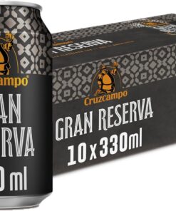 Cruzcampo Gran Reserva Cerveza Tostada Pack Lata, 10 x 33cl