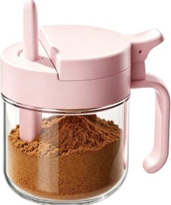 Frascos para Especias Vacíos Bote de Sal Hermético | Pimentero con Cuchara para Cocineros Caseros, Amantes de la Cocina, Chefs, Armario, Despensa, Autocaravana, Apartamento,