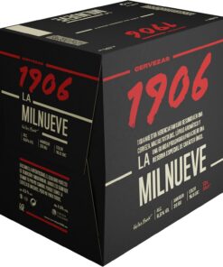 1906 - Reserva Especial, Cerveza Lager Extra, 12 Botellas x 33 cl | Maltas Pilsen y Tostada, Lúpulo Perle, Notas a Café y Caramelo, Sabor Amargo, 6,5% Volumen de Alcohol