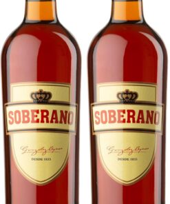 Soberano - Bebida Espirituosa de Jerez - 1000 ml (Paquete de 2)