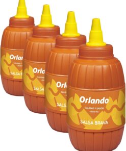 Orlando Salsa Brava Barrilito, 300g (Paquete de 4)