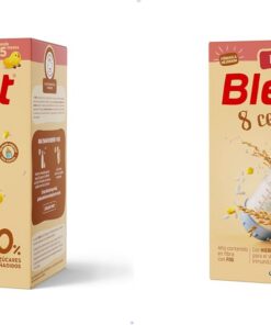 Blevit Bibe 8 Cereales | 500g | Papilla para Bebé desde los 5 Meses con 95% de Cereales - 14 Vitaminas y Minerales (Paquete de 2)