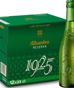 Alhambra Reserva 1925, Cerveza de Fermentación Lenta, Pack 12x33cl