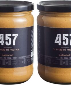 Crema de Cacahuete 100% Natural - Un Único Ingrediente - 457 Cacahuetes Triturados En Cada Tarro - Ni Más Ni Menos - Sin Azúcar Añadido, Sin Gluten y Sin Lactosa - Vegana - Pack 2x500g