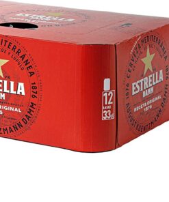 Cerveza Estrella Damm Pack de 12 Latas 33cl