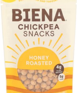 Biena Chickpea Snacks, Honey Roasted, 5 Ounce