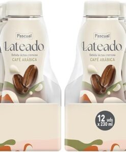 Pascual Lateado - Batido Sabor Café Arábica - Bebida Láctea Cremosa - Caja de 12 Briks de 230 ml (Paquete de 2)