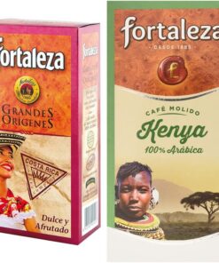 CAFÉ FORTALEZA Café Molido Grandes Orígenes Costa Rica - 250 gr & Kenya - 250 gr