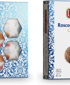 Doña Jimena - Roscos de Anís Bañados de Chocolate, Calidad Suprema, Típico Dulce Navideño, Receta Artesanal, 230g (Paquete de 2)