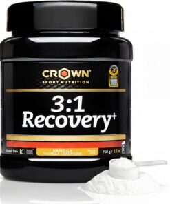 Crown Sport Nutrition 3:1 Recovery+ Vainilla | Recuperador Muscular Whey Aislado 750g | Ratio 3:1 L-Leucina L-Glutamina | Informed Sport Sin Alérgenos