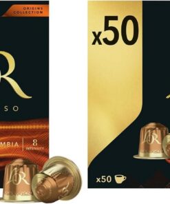 L'OR Espresso Café Cápsulas Colombia | Intensidad 8 | 50 Cápsulas Compatibles Nespresso (Paquete de 2)