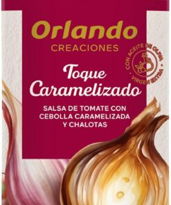 Orlando Tomate Frito Creaciones con Cebolla Caramelizada y Chalotas Frasco, Sin Gluten Ni Conservantes, 340g