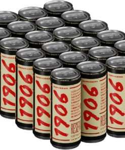 1906 - Reserva Especial Cerveza Lager Extra, 24 Latas x 33 cl | Maltas Pilsen y Tostada, Lúpulo Perle, Notas de Café y Caramelo, Color Ámbar, 6,5% Volumen de Alcohol