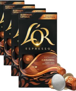 L'OR Espresso Café Cápsulas Caramelo - 10 Cápsulas Compatibles Nespresso (Paquete de 4)
