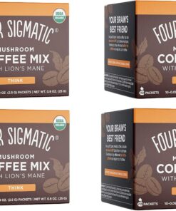 Café con hongo melena de león de Four Sigma Foods, 10 sobres