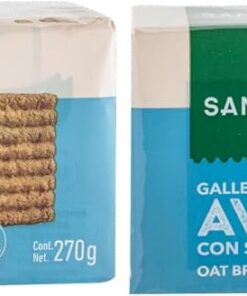 Santiveri Galletas Salvado Avena 520G - 200 g (Paquete de 2)