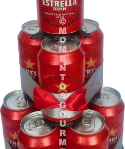 Regalo Gourmet. Tarta de latas de cerveza Estrella Damm