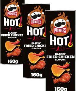 Pringles Hot Spicy Fried Chicken 160g (Paquete de 3)