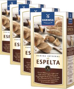 Harimsa Harina Integral Espelta 500 g (Paquete de 4)