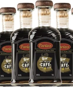 Licores Panizo Licor de Café 70 cl (Caja de 6 Botellas de 70 cl)