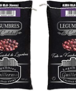 Guillermo | Alubia roja alavesa - Saco 500 g. | Gourmet | Calidad Extra | Alto contenido en proteína vegetal | Ideales para guisos y potajes (Paquete de 2)