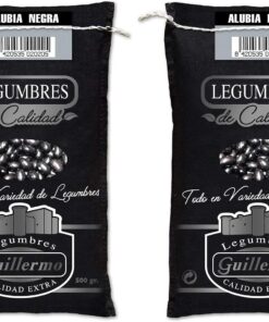 Guillermo | Alubia negra - Saco 500 g. | Gourmet | Calidad Extra | Alto contenido en proteína vegetal | Perfecta para veganos/vegetarianos (Paquete de 2)
