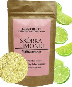 PIEL DE LIMÓN LIOFILIZADA 500G DELIFRUITS GRYS CALIDAD PREMIUM, FRUTA NATURAL LIOFILIZADA, SIN AZÚCAR Y SIN MANTENIMIENTO