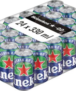 Heineken 00 Cerveza - Caja de 24 Latas x 330 ml - Total: 7.92 L