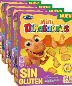 Mini Dinosaurus SIN GLUTEN (Paquete de 4)