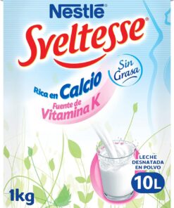 Sveltesse Nestlé, Leche en Polvo Desnatada, 1 Kg