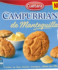 Campurrianas de Mantequilla 230g (Paquete de 6)