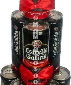 Regalo Gourmet. Tarta de latas de cerveza Estrella Galicia