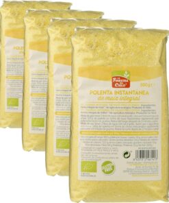Polenta instantánea integral - La Finestra Sul Cielo - 500g, 500 gramo, 1 (Paquete de 4)