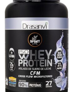 SPORT LIVE Whey protein isolate NEUTRA | Aislado de proteína en polvo | Proteinas whey isolada de suero de leche | Proteinas que ayudan a aumentar tu masa muscular | 800 GR |Drasanvi