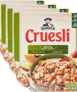 Quaker Cruesli Fruta, 375g (Paquete de 4)