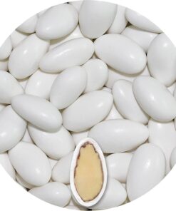 EinsSein 0,5kg Peladillas de almendras bautizo Gracile midi blanco brilla peladilla almendra boda bautizos grageas comunion comunión niño baratas confeti Fiesta cumpleaños chocolate Evento