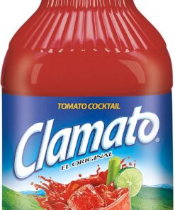 Clamato Jugo de Tomate Mezcla para Cócteles Micheladas Bebida Mexicana Pack de 8 botellas de 1,89 litros